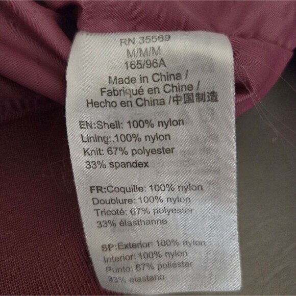 Alpha Industries Nylon Dusty Pink Flight Bomber Jacket Medium - Picture 13 of 15